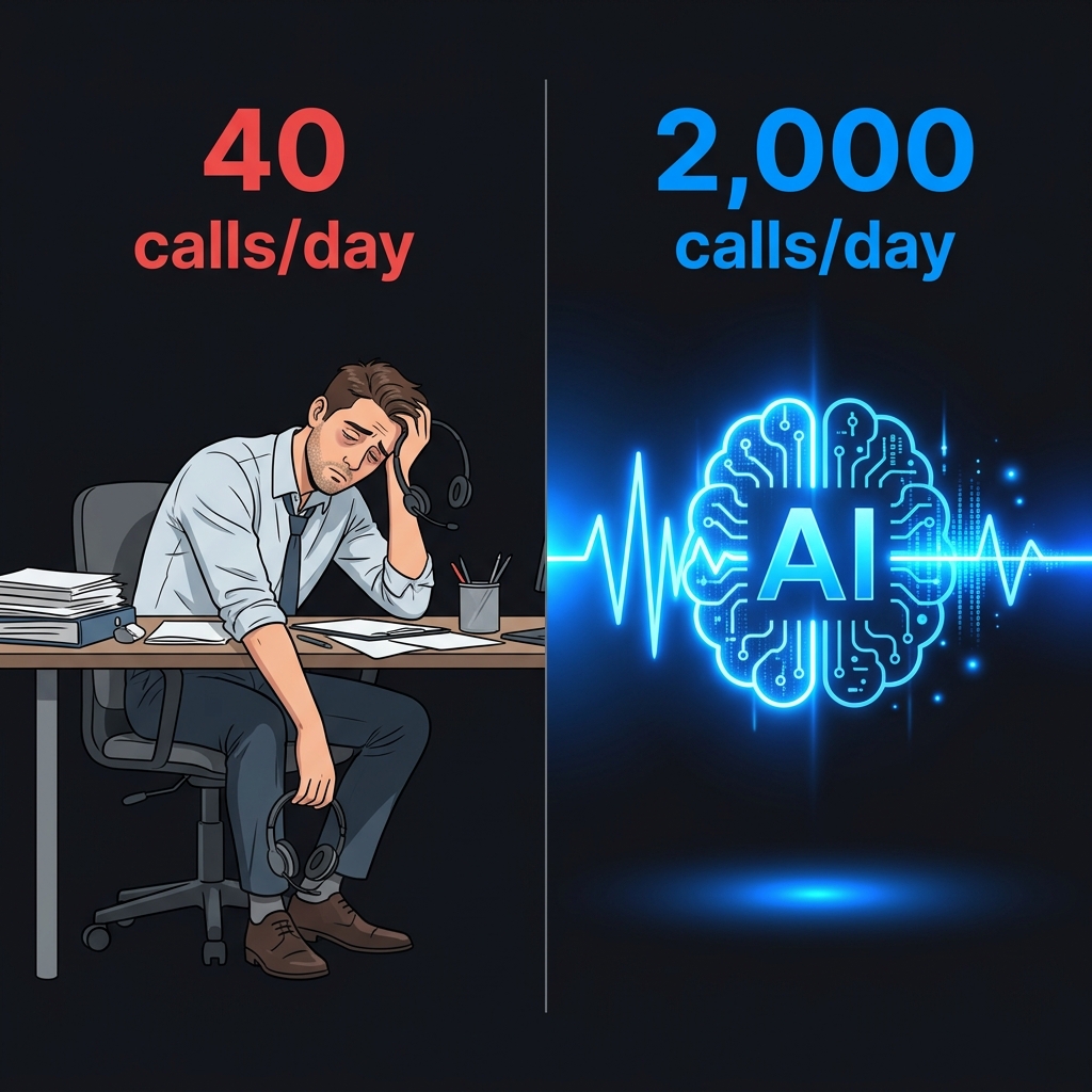 AI vs Human calling comparison